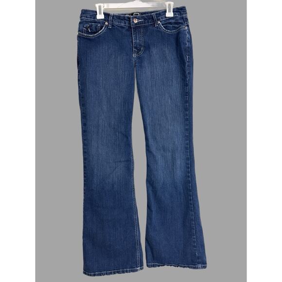 GLO Jeans Junior's Size 11 Embroidered Pockets Blue - Picture 1 of 9